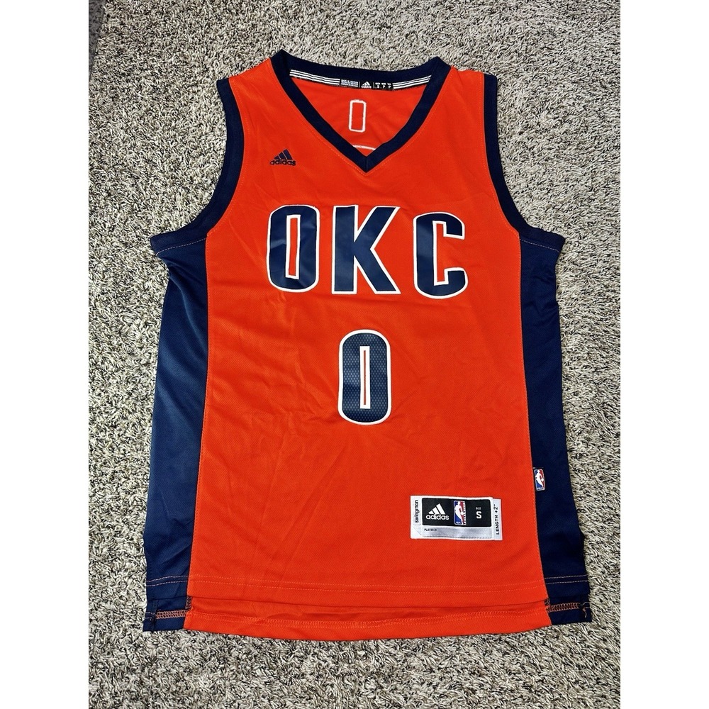 Adidas NBA Russell Westbrook Oklahoma City Thunder Swingman Jersey Size Small